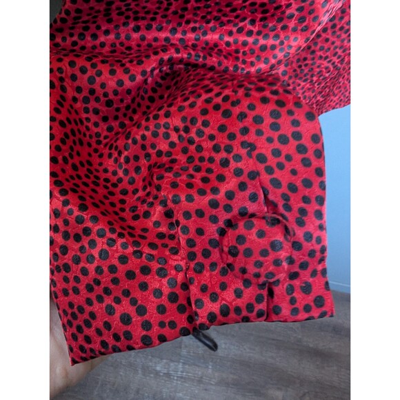 Vintage Evan Picone Cropped Jacket: Red Formal Jacket - Picture 11 of 13